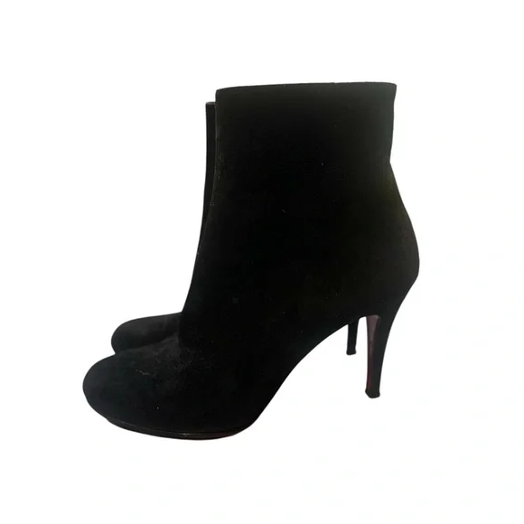 Christian Louboutin Classic Black Ankle Booties - Picture 1 of 6